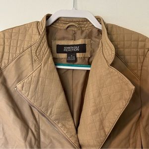 Kenneth Cole Reaction Tan Moto Jacket